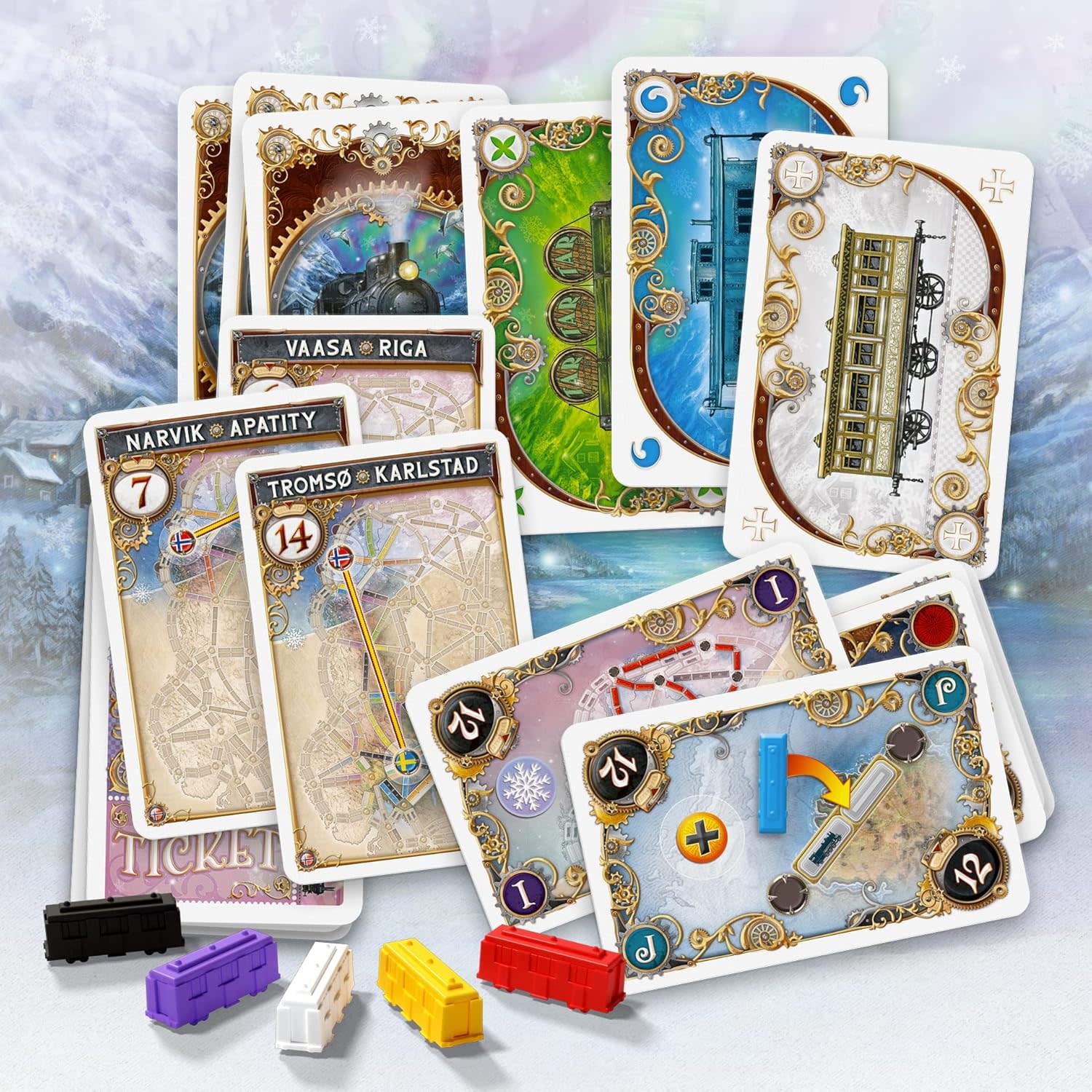 Days of Wonder Ticket to Ride Northern Lights Game