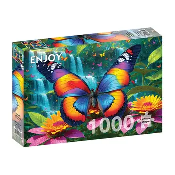 Enjoy Puzzle 1000pc Butterfly in the Forest