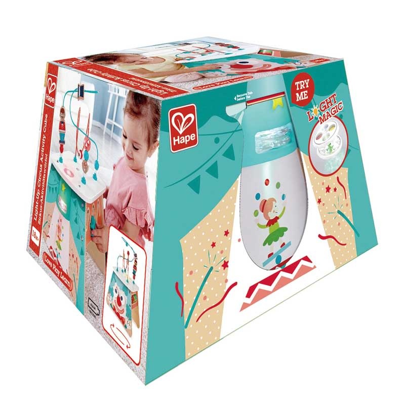 Hape Toys Hape Light-Up Circus Activity Cube
