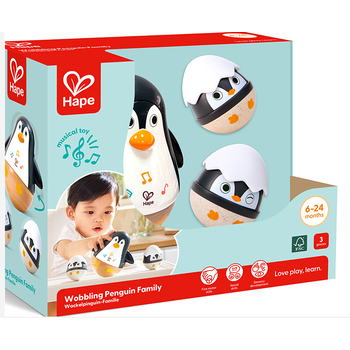 Hape Toys Hape Wobbling Penguin Family