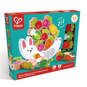 Hape Toys Hape Bunny Balance & Threading Game