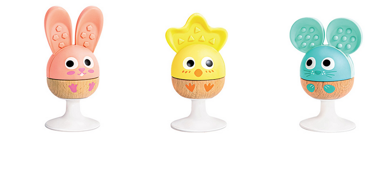 Hape Toys Hape Cheery Crittle Rattle Trio