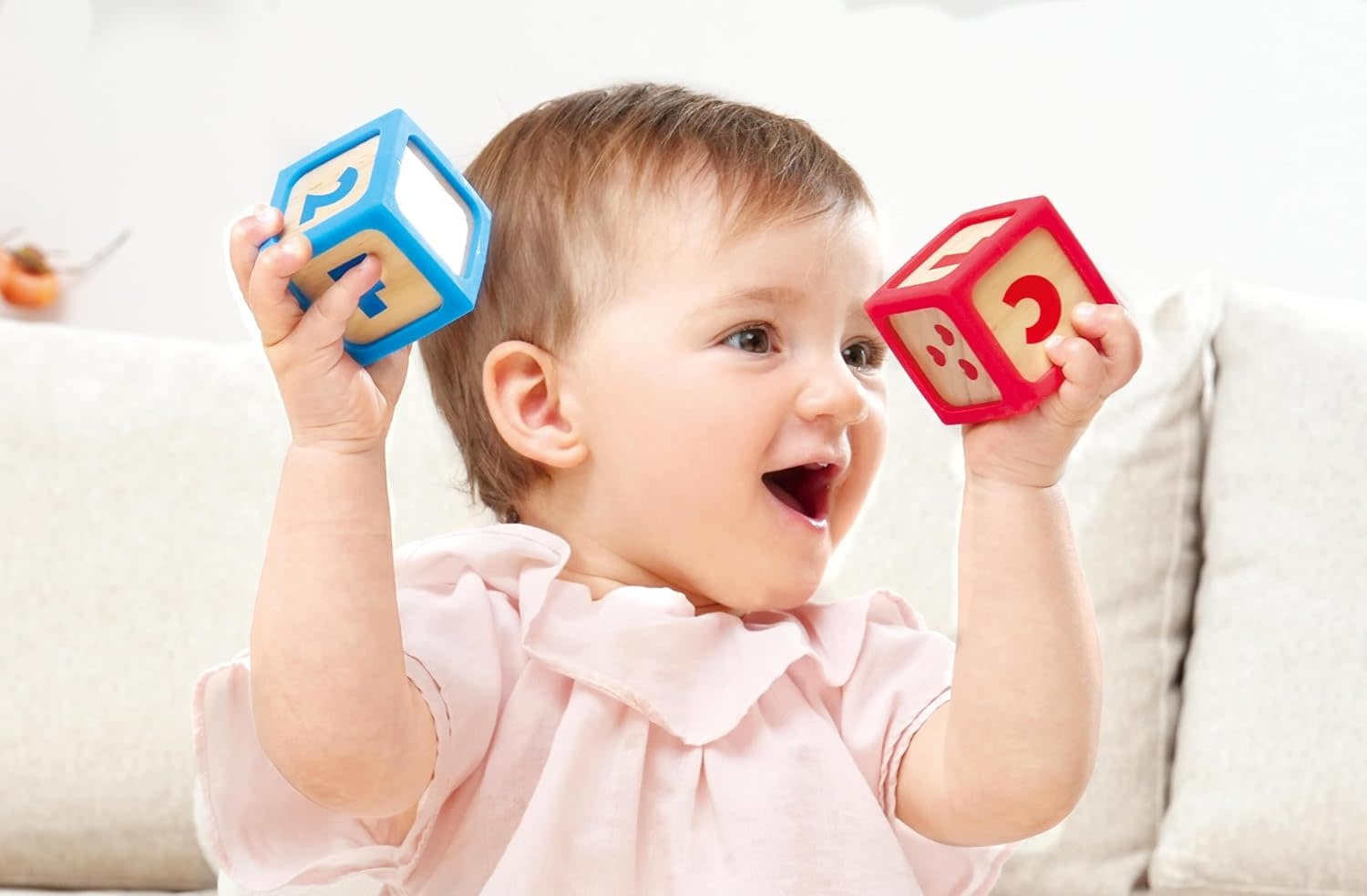 Hape Toys Hape Grip-n-Stack Silicone & Wood Blocks