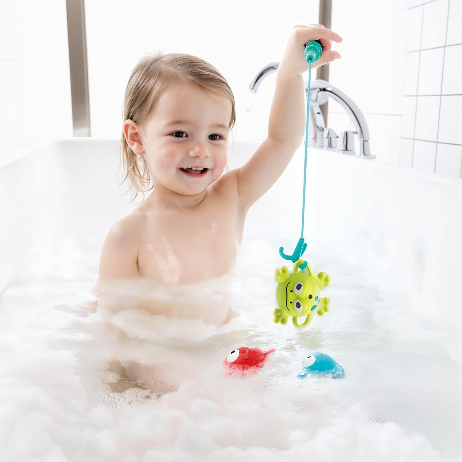 Hape Toys Hape Bath Double Fun Fishing Set
