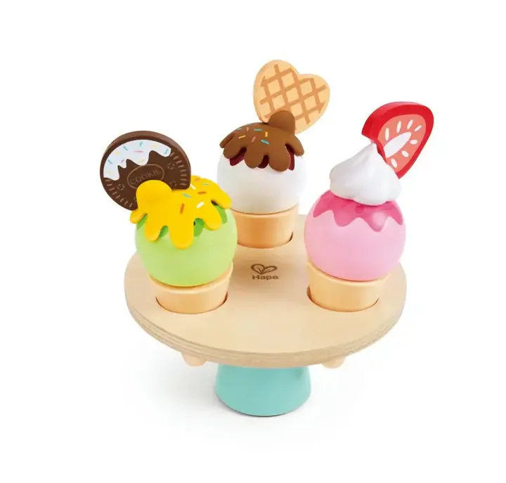 Hape Toys Hape Play Food Scoop & Serve Ice Cream Set