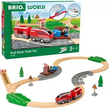 Brio Brio World Pull Back Train Set