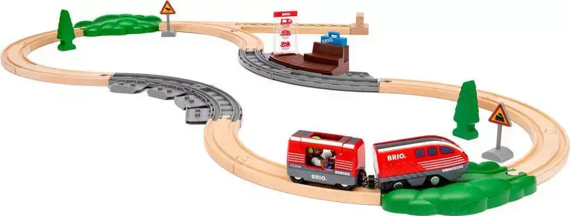 Brio Brio World Pull Back Train Set