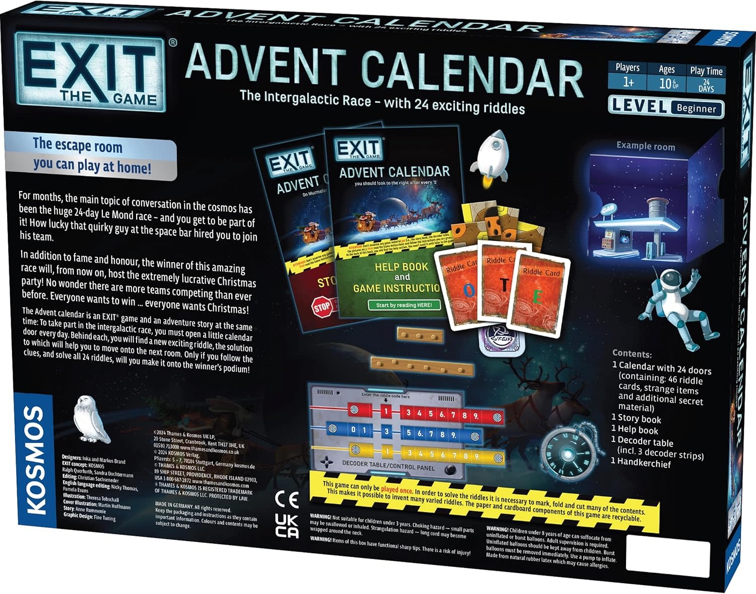 Exit Advent Calendar The Intergalactic Race