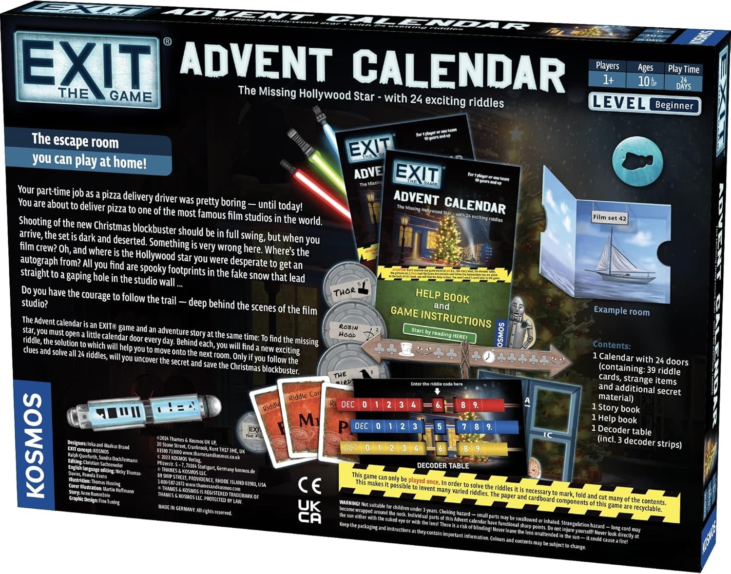 Exit Advent Calendar Missing Hollywood Star