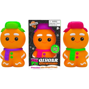 Nee Doh Squishmas Ginger Glowman