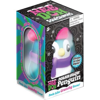 Nee Doh Squishmas Polar Glow Penguin