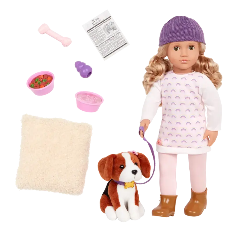 Our Generation Doll & Pet Ember & Elsie