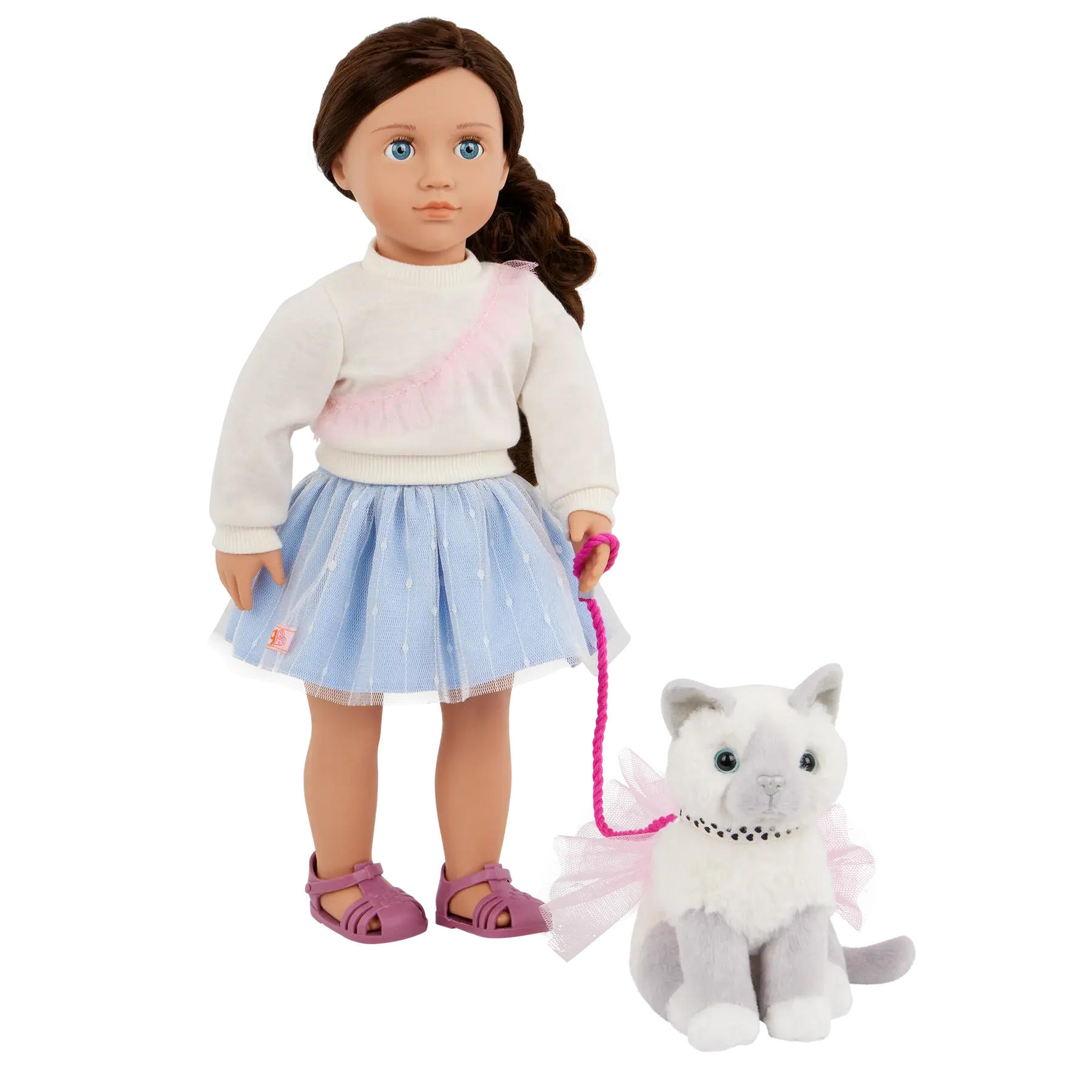 Our Generation Doll & Pet Mindy & Pepper Cat