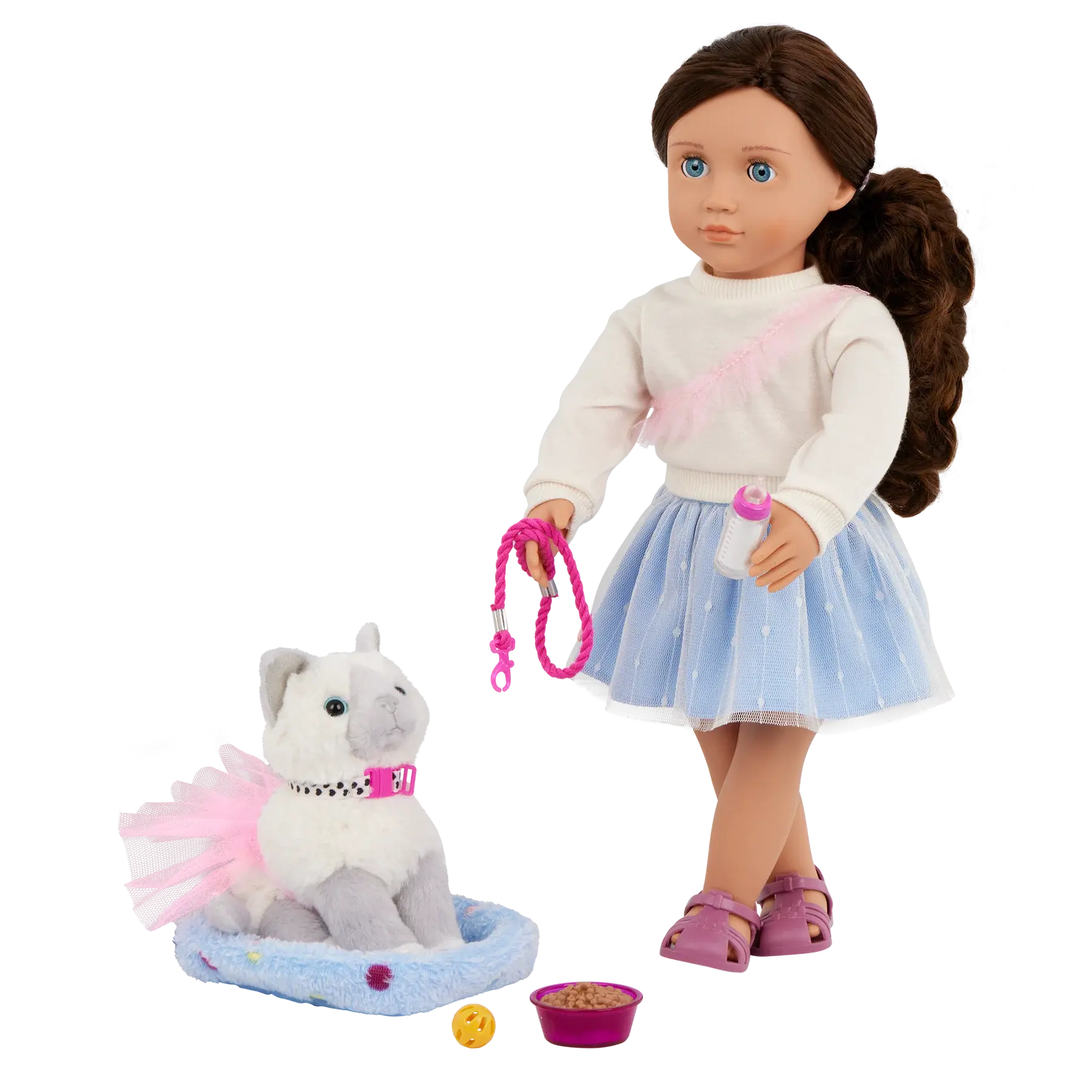 Our Generation Doll & Pet Mindy & Pepper Cat