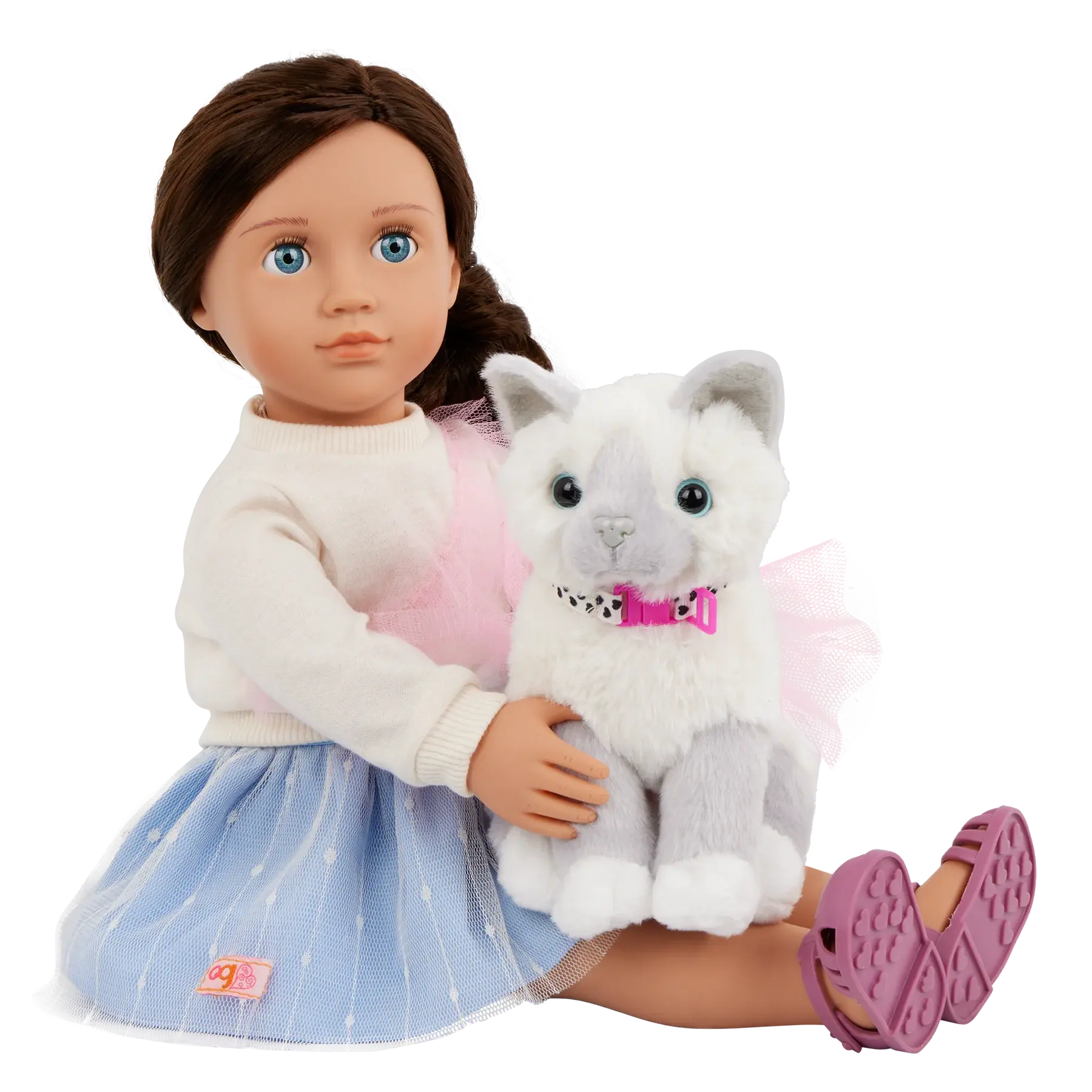 Our Generation Doll & Pet Mindy & Pepper Cat