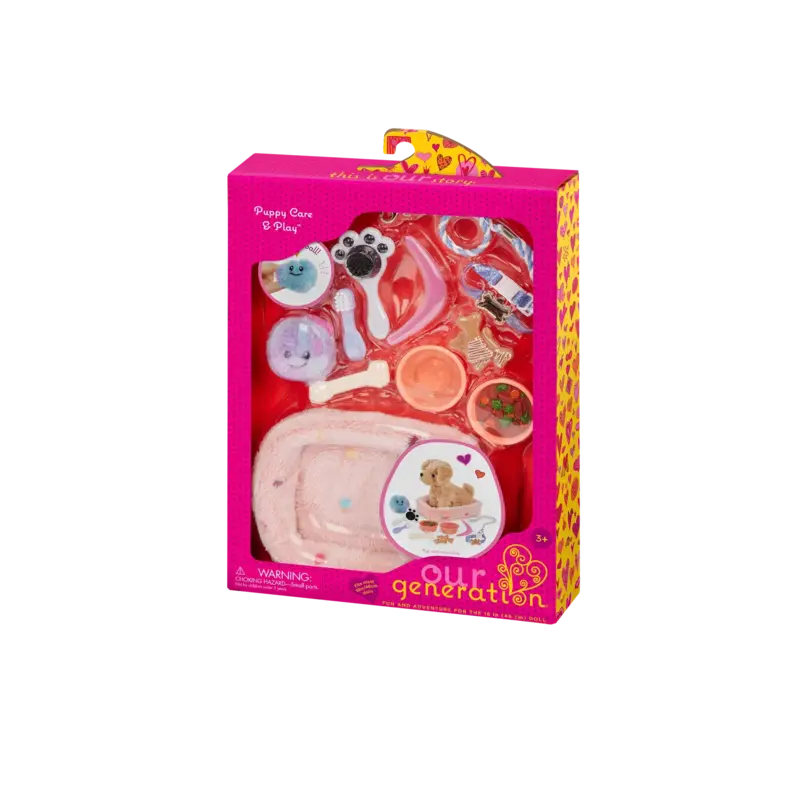 Our Generation Doll Accessories: Puppy Care & Play