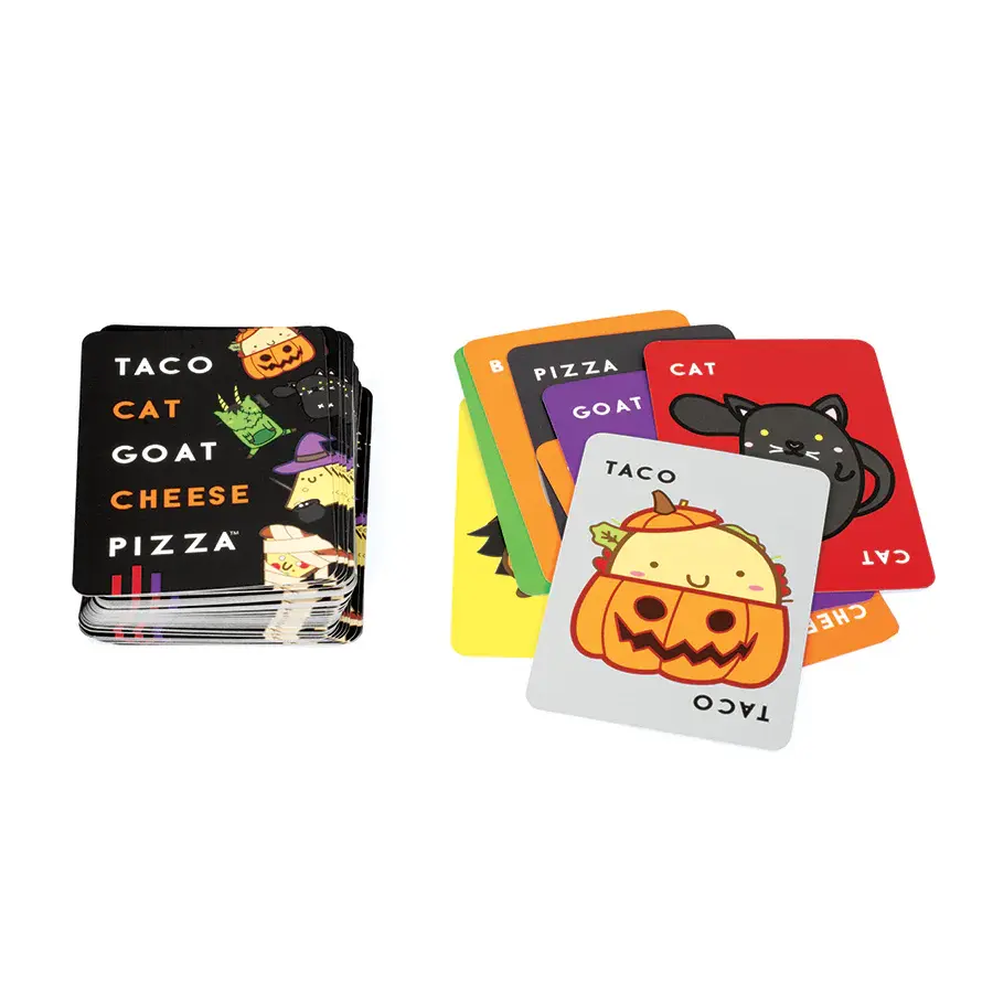 Blue Orange Taco Cat Goat Cheese Pizza Halloween Edition Game