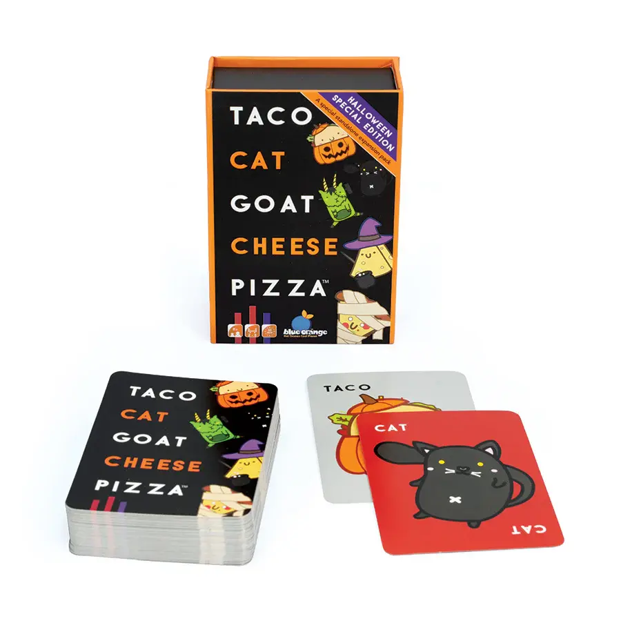 Blue Orange Taco Cat Goat Cheese Pizza Halloween Edition Game