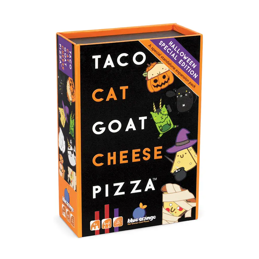 Blue Orange Taco Cat Goat Cheese Pizza Halloween Edition Game