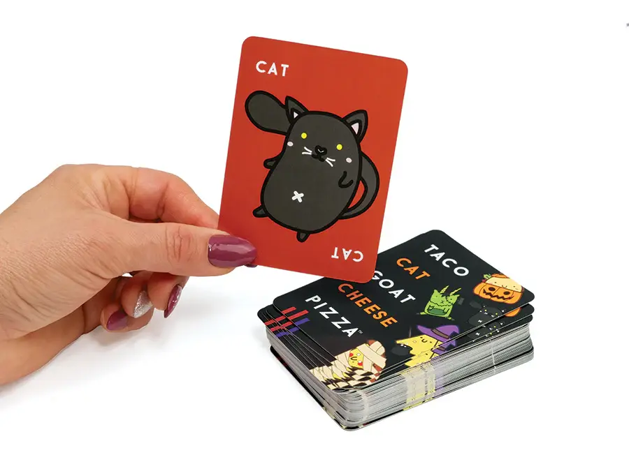 Blue Orange Taco Cat Goat Cheese Pizza Halloween Edition Game