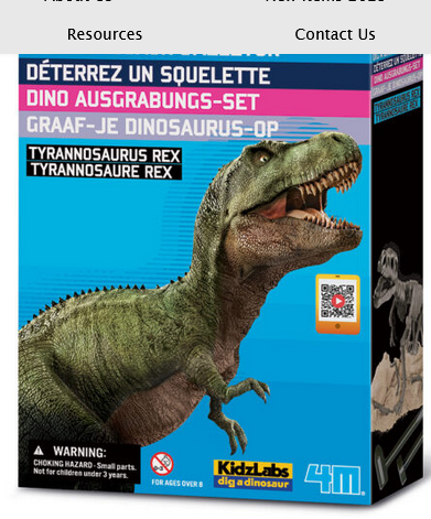 4M KidzLab Dig A Dinosaur Skeleton: Tyrannosaurus