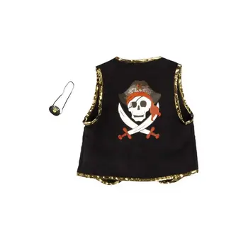 Great Pretenders Pirate Vest with Eye Patch