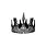 Great Pretenders Medieval Crown Silver/Black