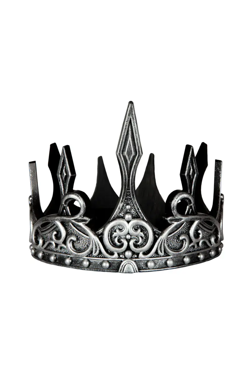 Great Pretenders Medieval Crown Silver/Black