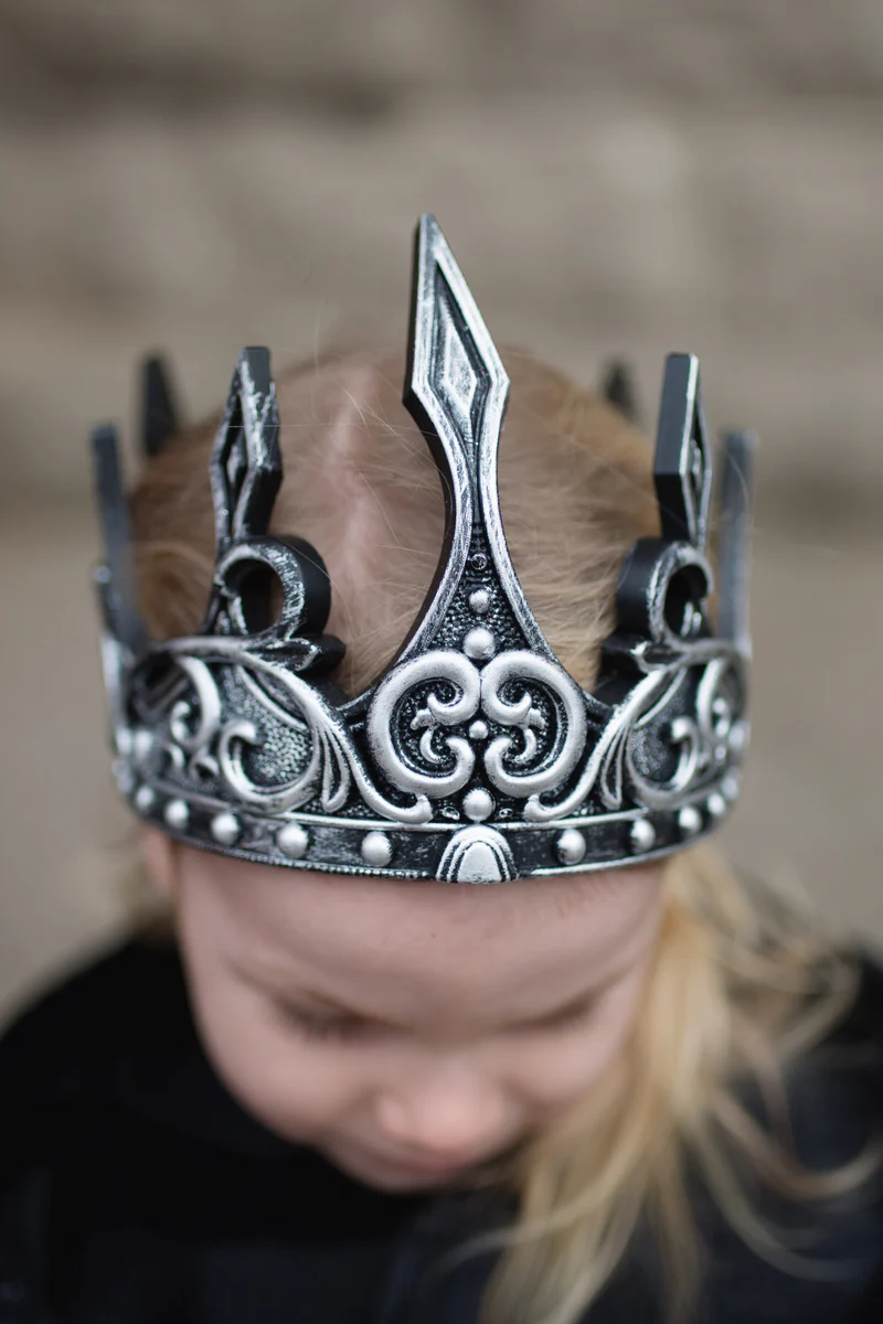 Great Pretenders Medieval Crown Silver/Black