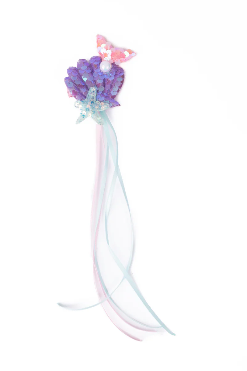 Great Pretenders Bling Bling Mermaid Skirt & Hairclip Set Mint Size 4-6