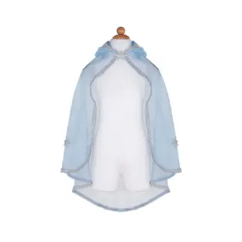 Great Pretenders Snow Queen Cape Blue/ Silver Size 3-4