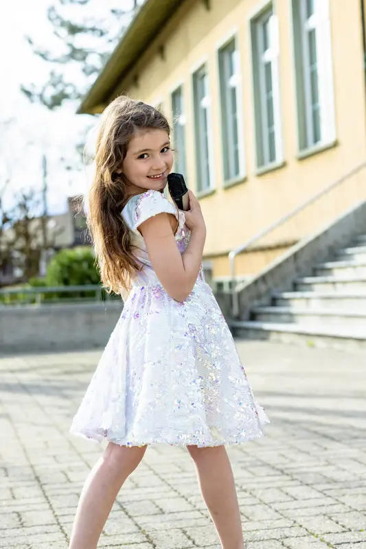 Great Pretenders Sequins Concert Queen Dress Size 7-8