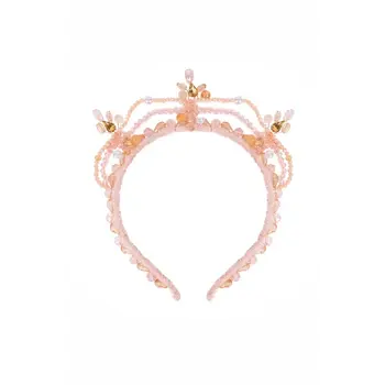 Boutique Blushing Crystals Beaded Tiara