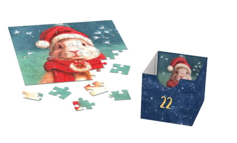 Eurographic Puzzle Advent Calendar 24 Christmas Animals