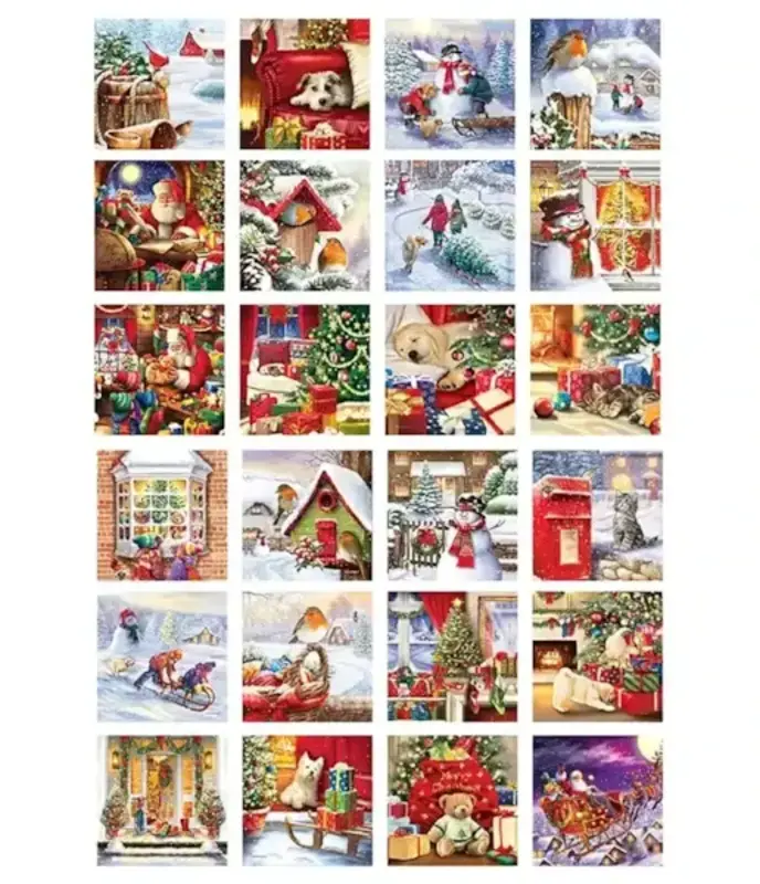 Eurographic Puzzle Advent Calendar 24 Christmas Memories