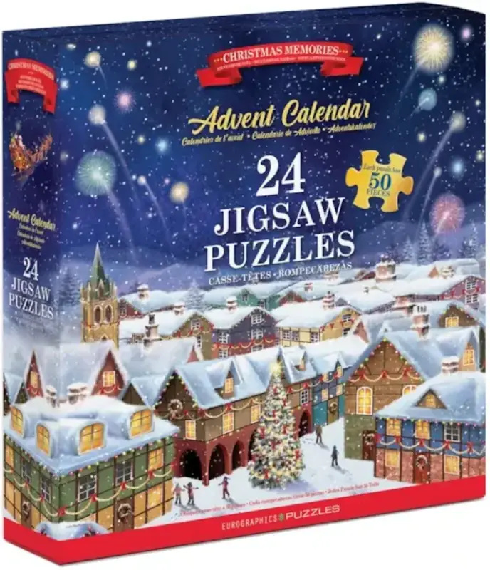 Eurographic Puzzle Advent Calendar 24 Christmas Memories