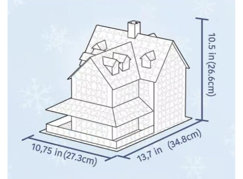 Eurographic 3D Puzzle Christmas House