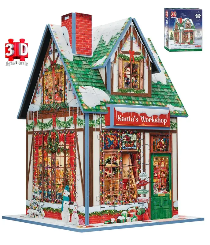 Eurographic 3D Puzzle Santa's Workshop