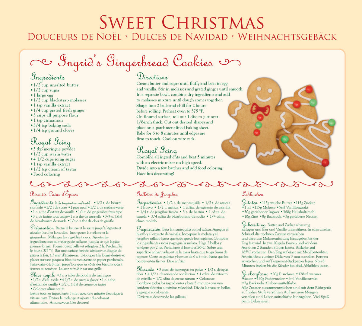 Eurographic Puzzle 1000pc Sweet Christmas