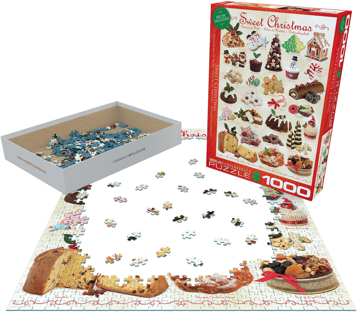 Eurographic Puzzle 1000pc Sweet Christmas