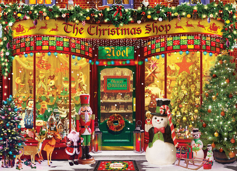 Eurographic Puzzle 1000pc The Christmas Shop