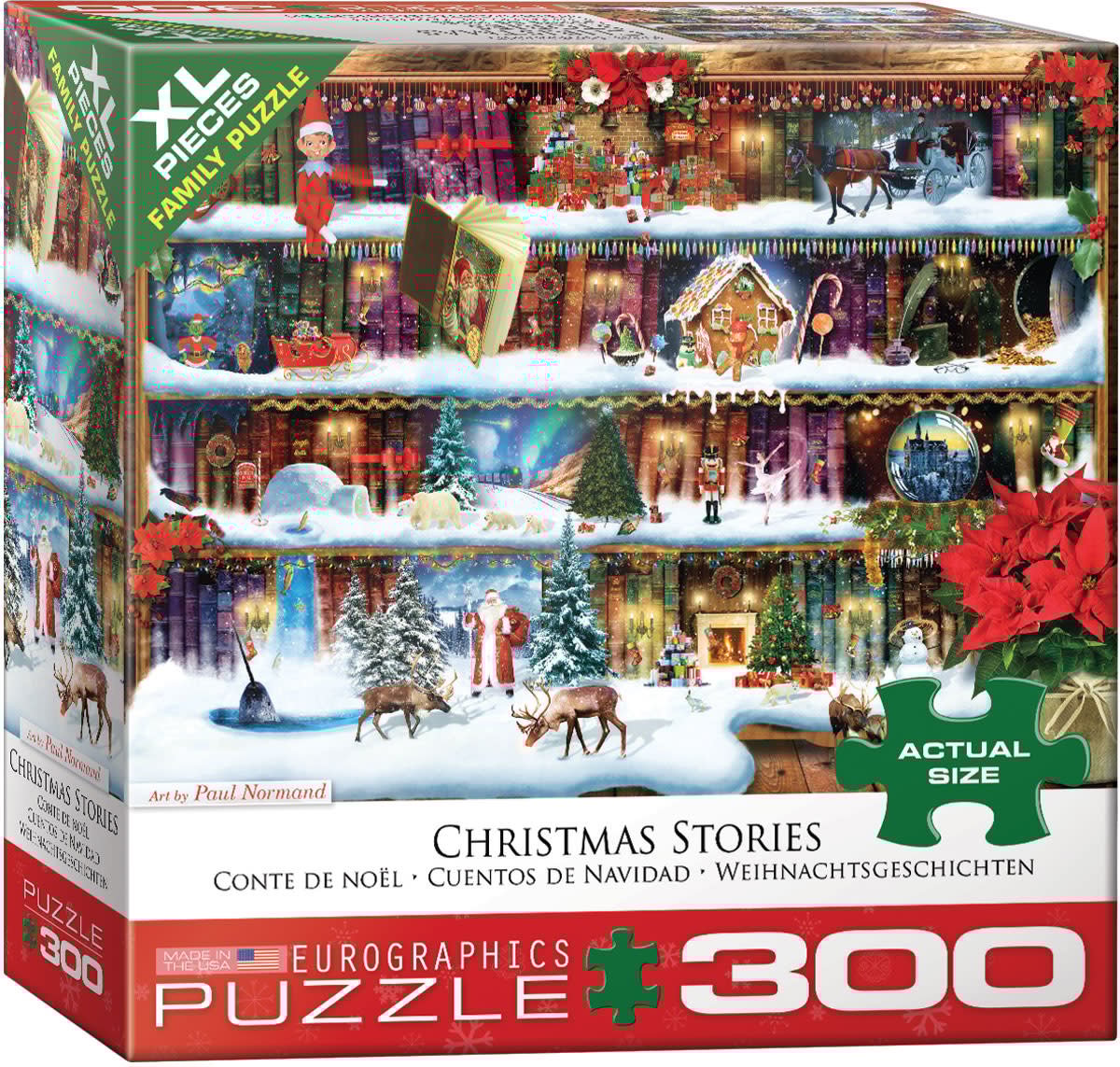 Eurographic Puzzle 300pc Christmas Stories