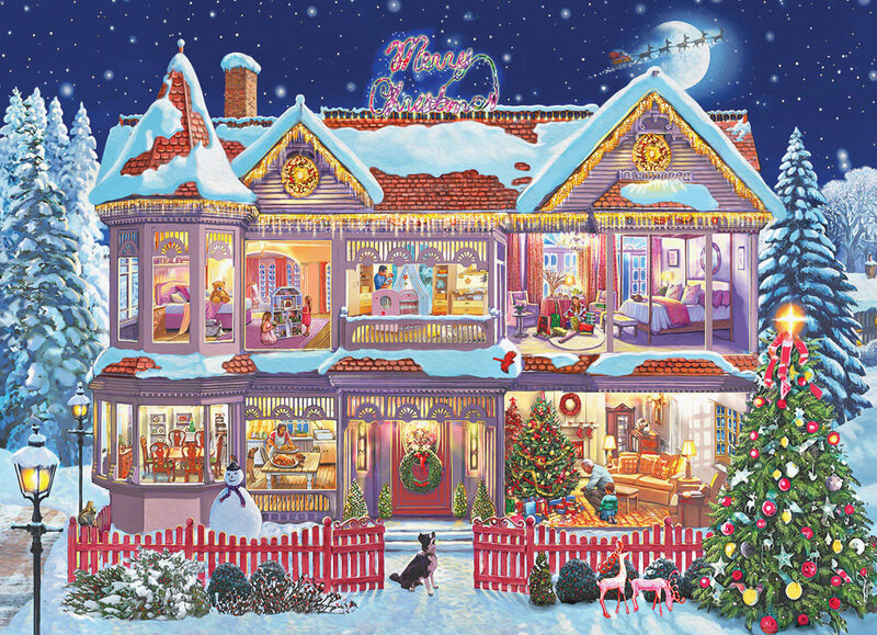 Eurographic Puzzle 1000pc Getting Ready for Christmas