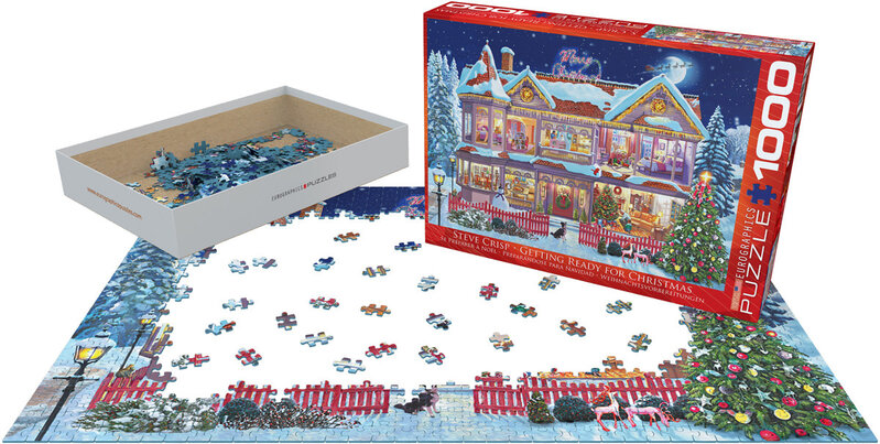 Eurographic Puzzle 1000pc Getting Ready for Christmas