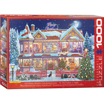 Eurographic Puzzle 1000pc Getting Ready for Christmas