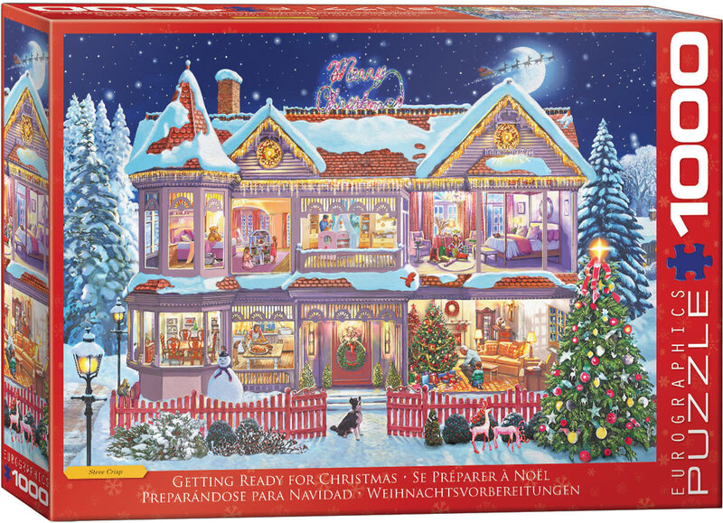 Eurographic Puzzle 1000pc Getting Ready for Christmas