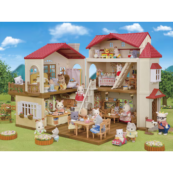 Calico Critters Calico Critters Red Roof Country Home Secret Attic Playroom