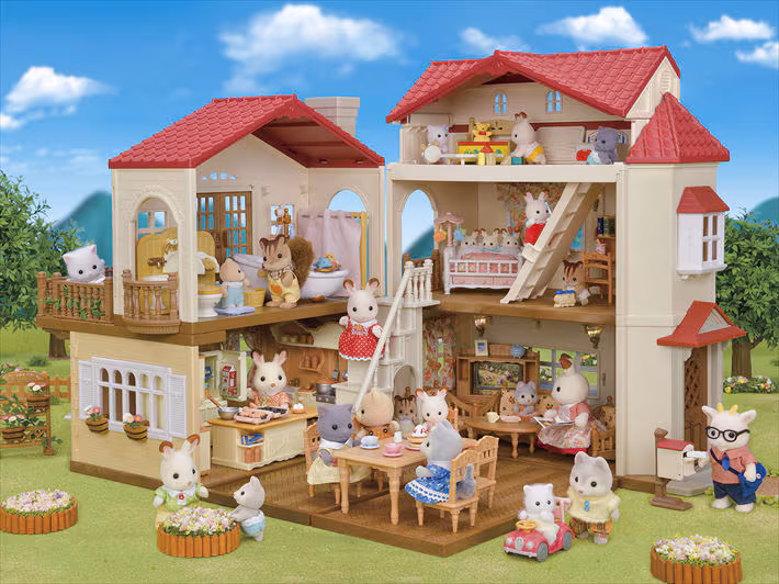 Calico Critters Calico Critters Red Roof Country Home Secret Attic Playroom