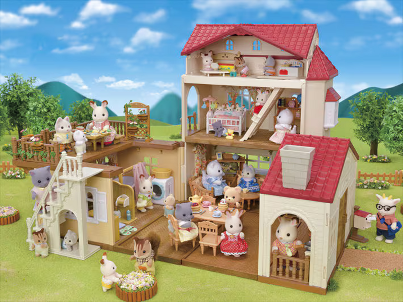 Calico Critters Calico Critters Red Roof Country Home Secret Attic Playroom