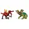 Schleich Schleich Eldrador Fire Saurian vs Jungle Lizard